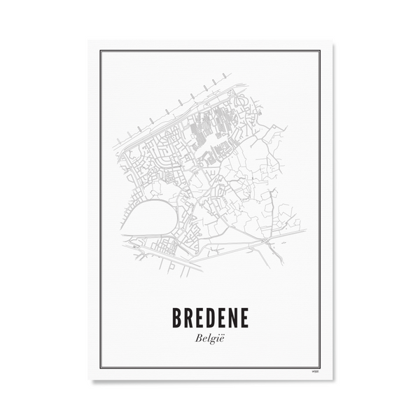 Vintage postkaart | Bredene